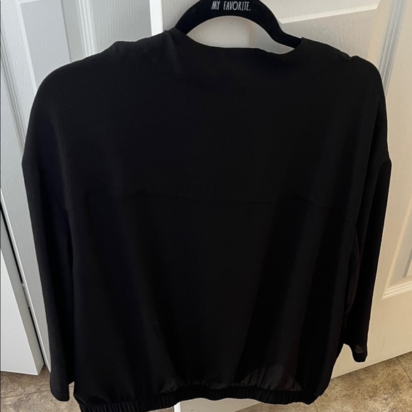 Reitmans Black V-Neck Blouse - Picture 6 of 6